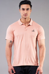 MINIMAL BUZZ CLASSIC POLO T-SHIRTS - PEACH (D)